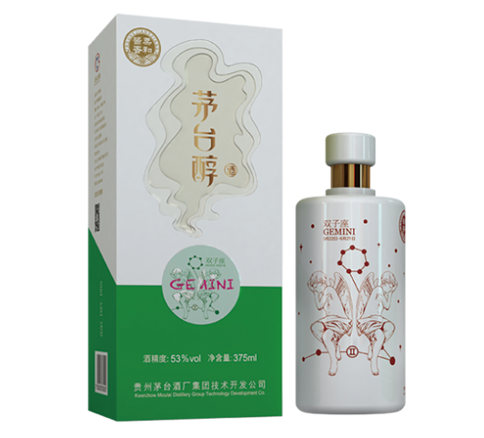  茅台醇酒 （星座酒-雙子）53度375ml